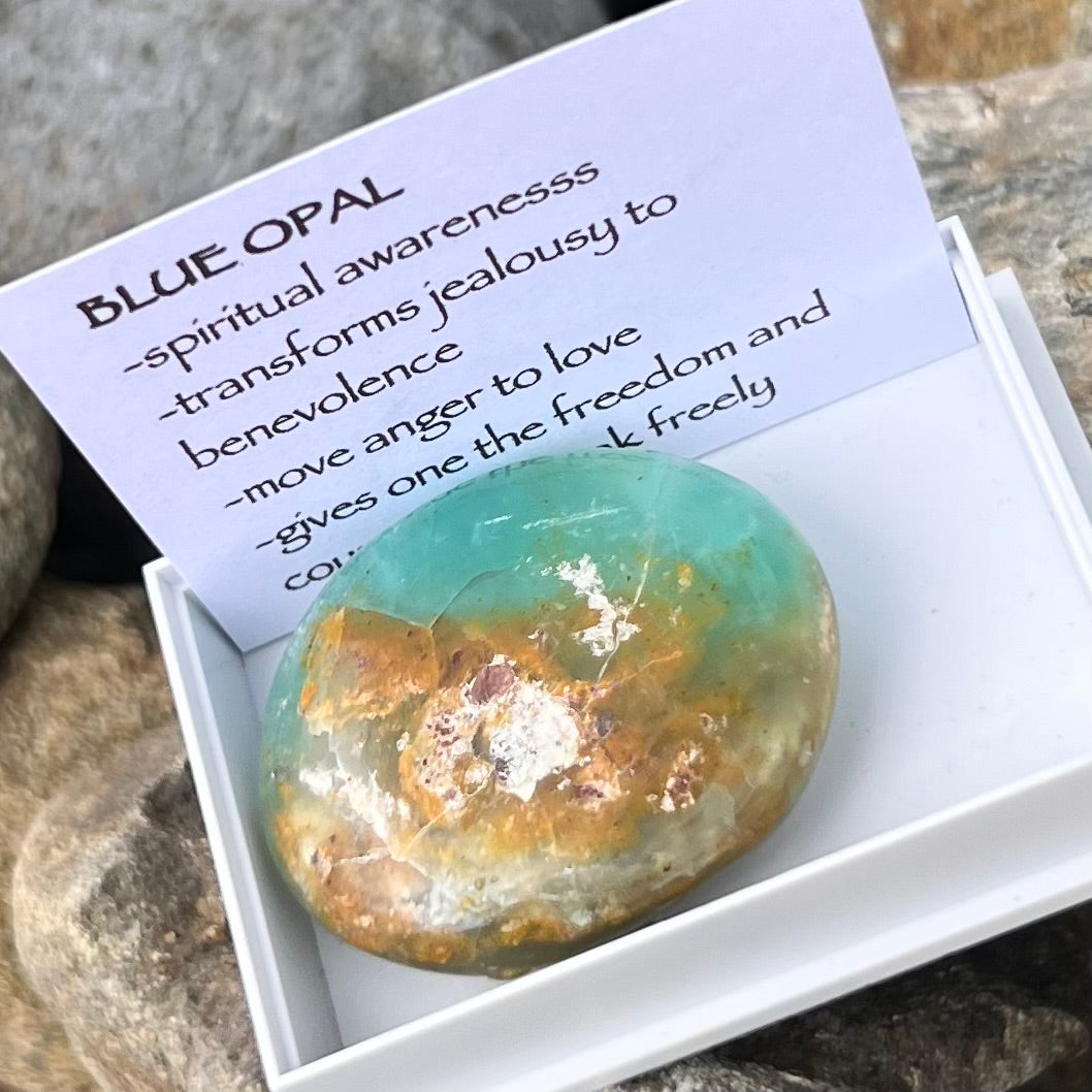 Blue Opal ~ Specialty Boxed Crystal