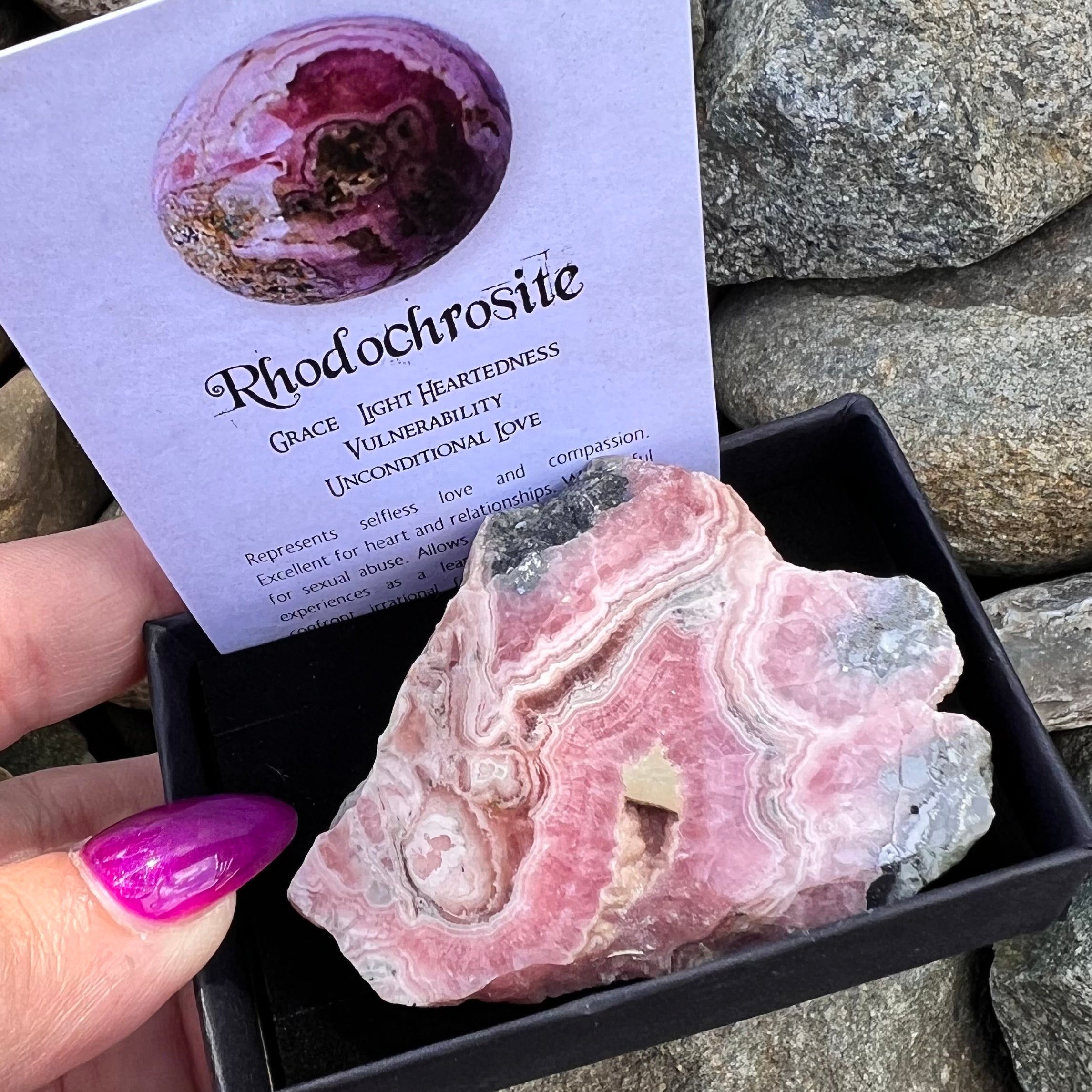 Rhodochrosite ~ Specialty Boxed Crystal