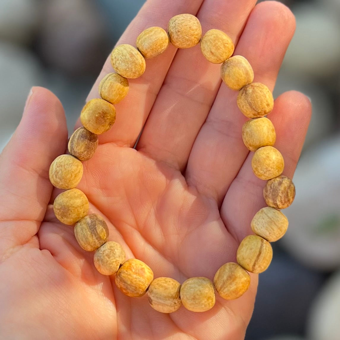 Palo Santo Beaded Bracelet