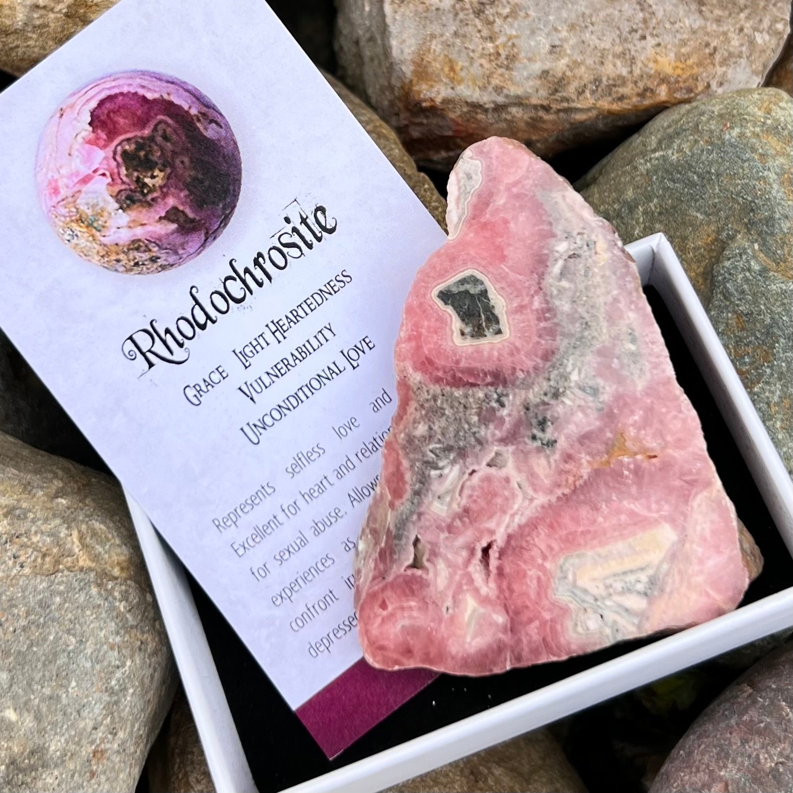 Rhodochrosite ~ Specialty Boxed Crystal