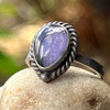 Amethyst Sterling Silver Ring ~ 6
