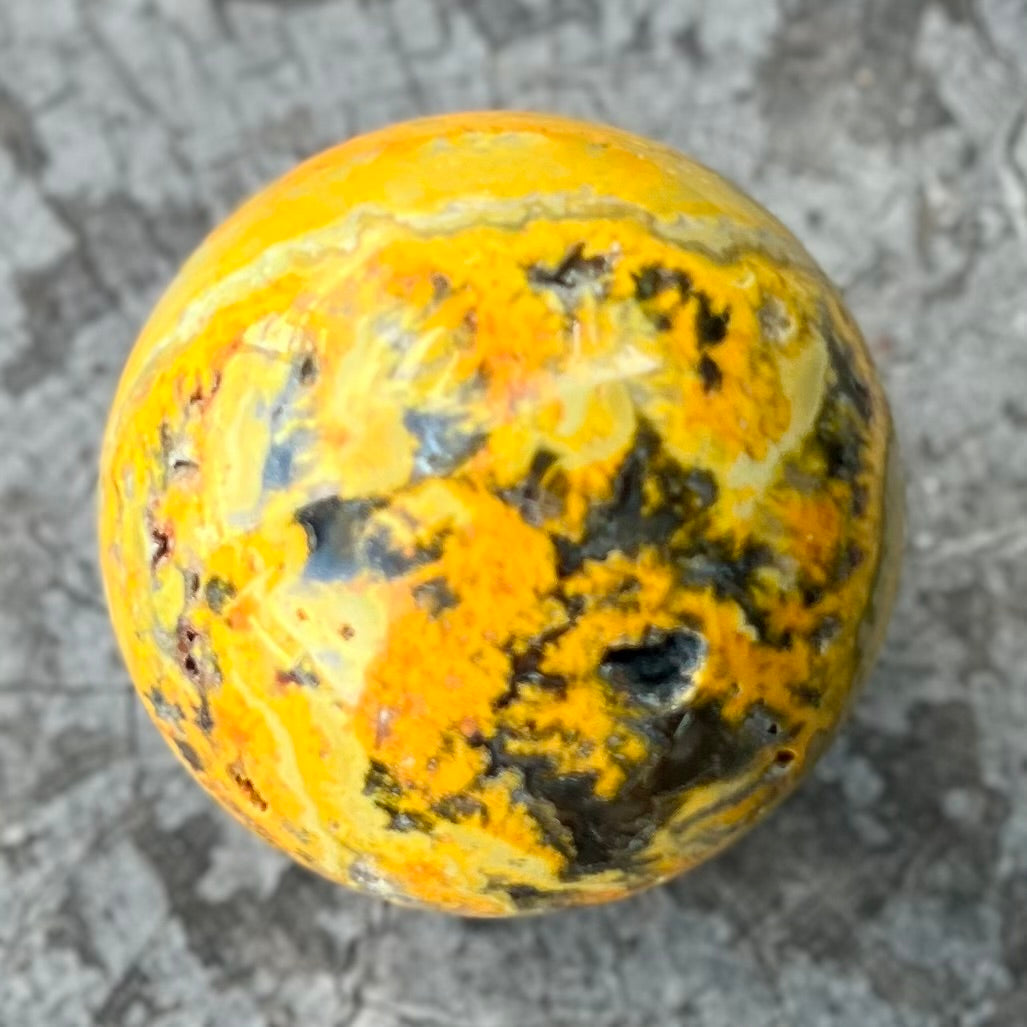 Bumble Bee Jasper Sphere