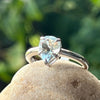 Aquamarine Sterling Silver Ring ~ 7