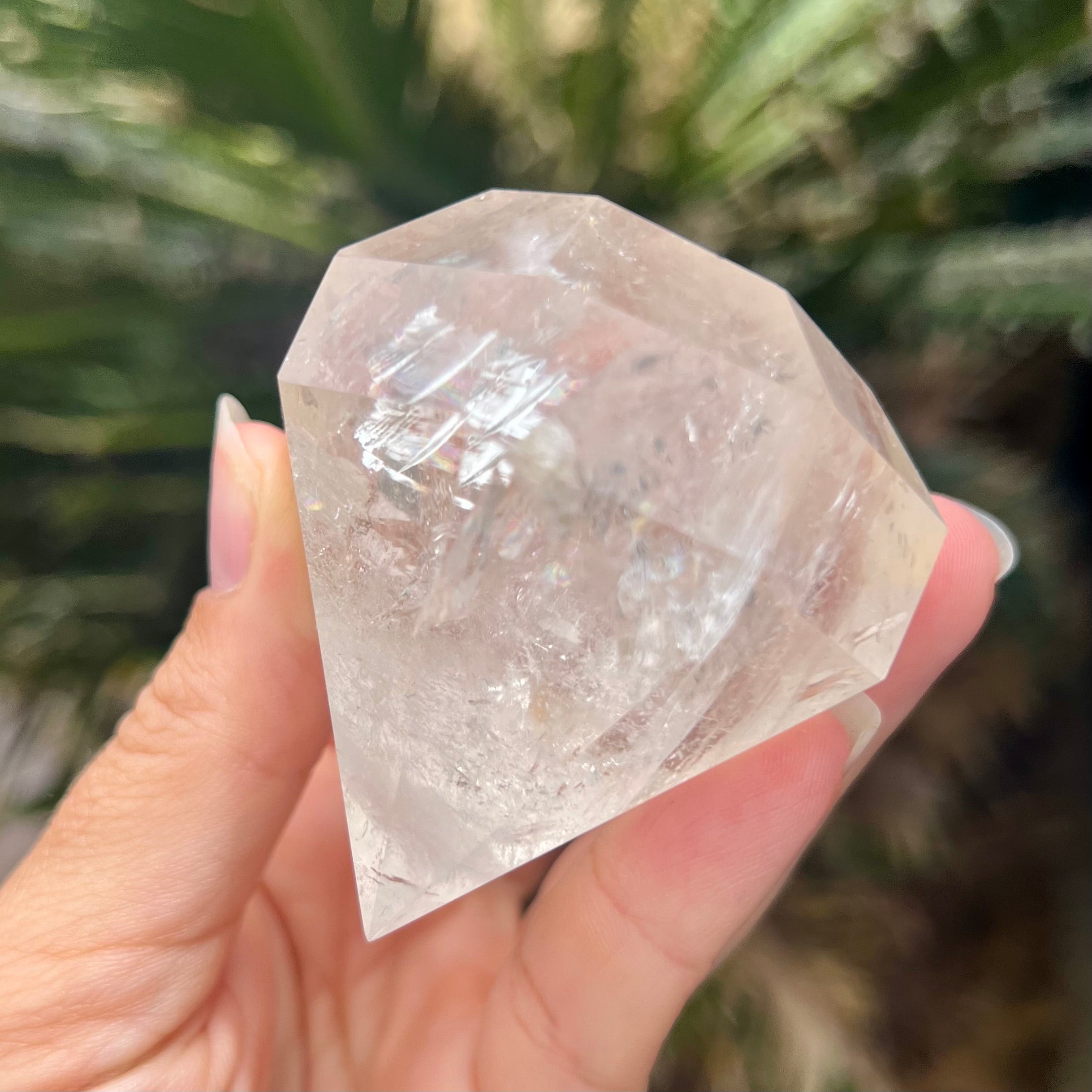 Clear Quartz Diamond Cut ~ Specialty Crystal
