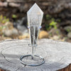 Clear Quartz Wand on Stand