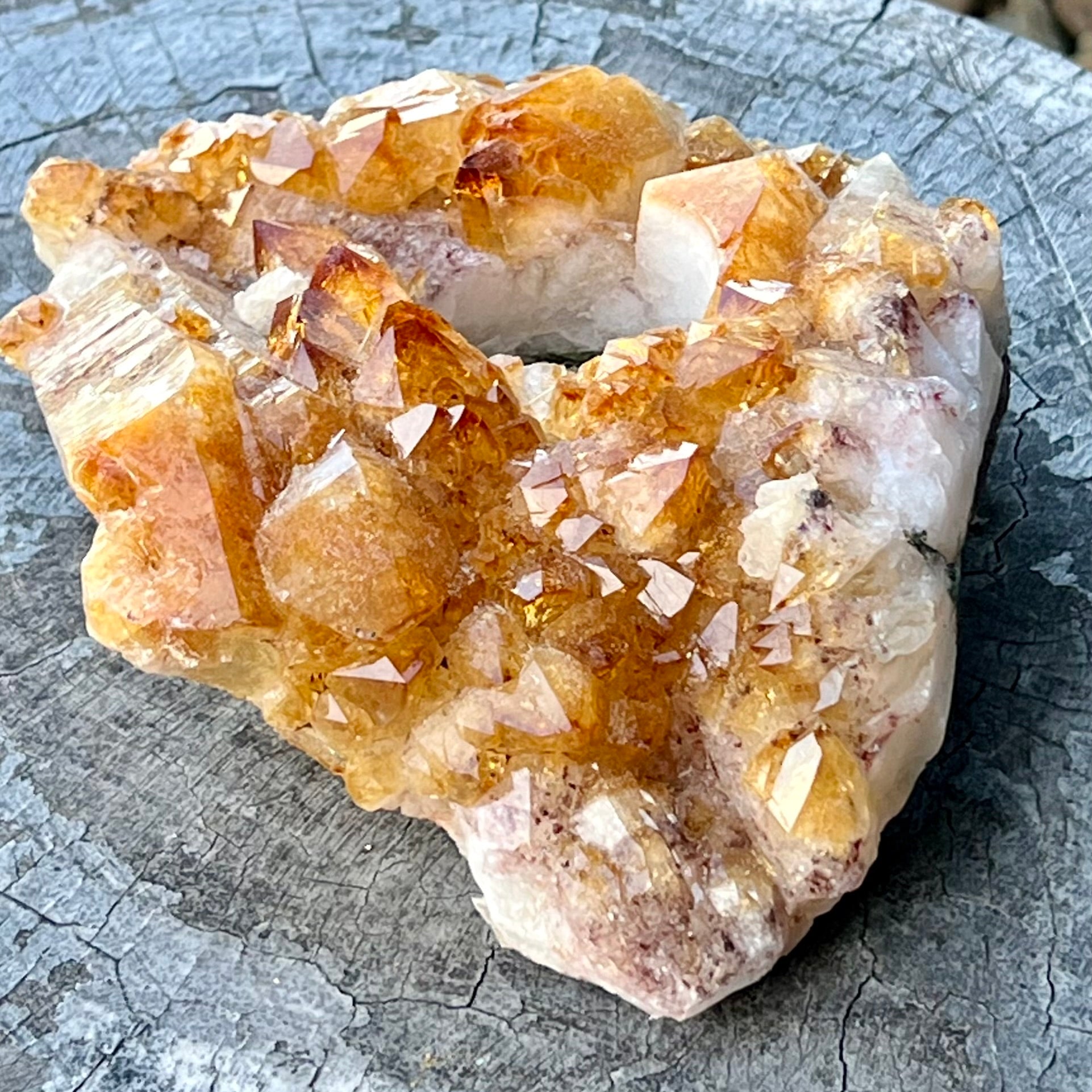 Citrine Tea Light Candle Holder