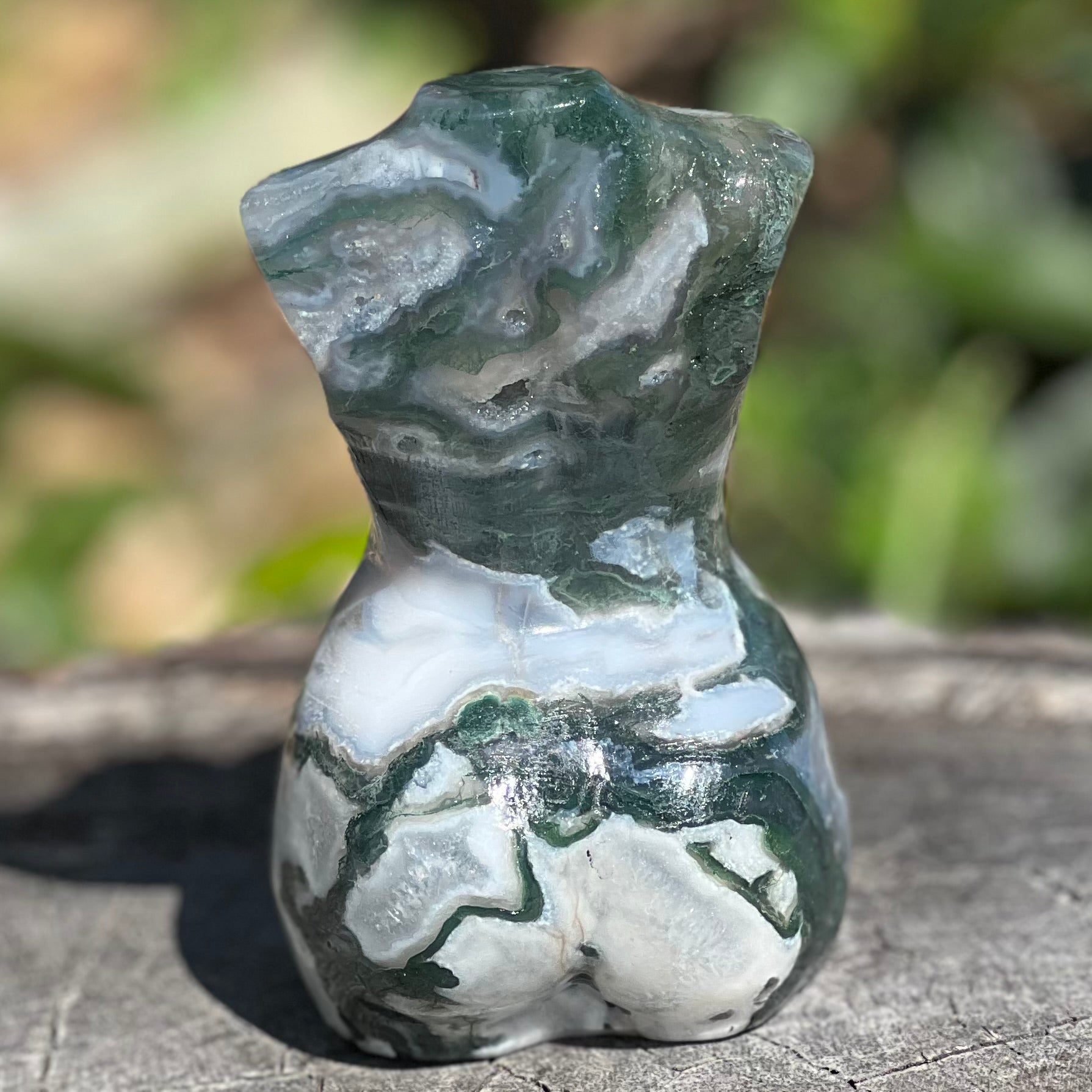 Moss Agate ~ Gaia Goddess ~ Mother Earth (3)