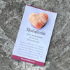 Rhodochrosite Heart ~ Specialty Boxed Crystal