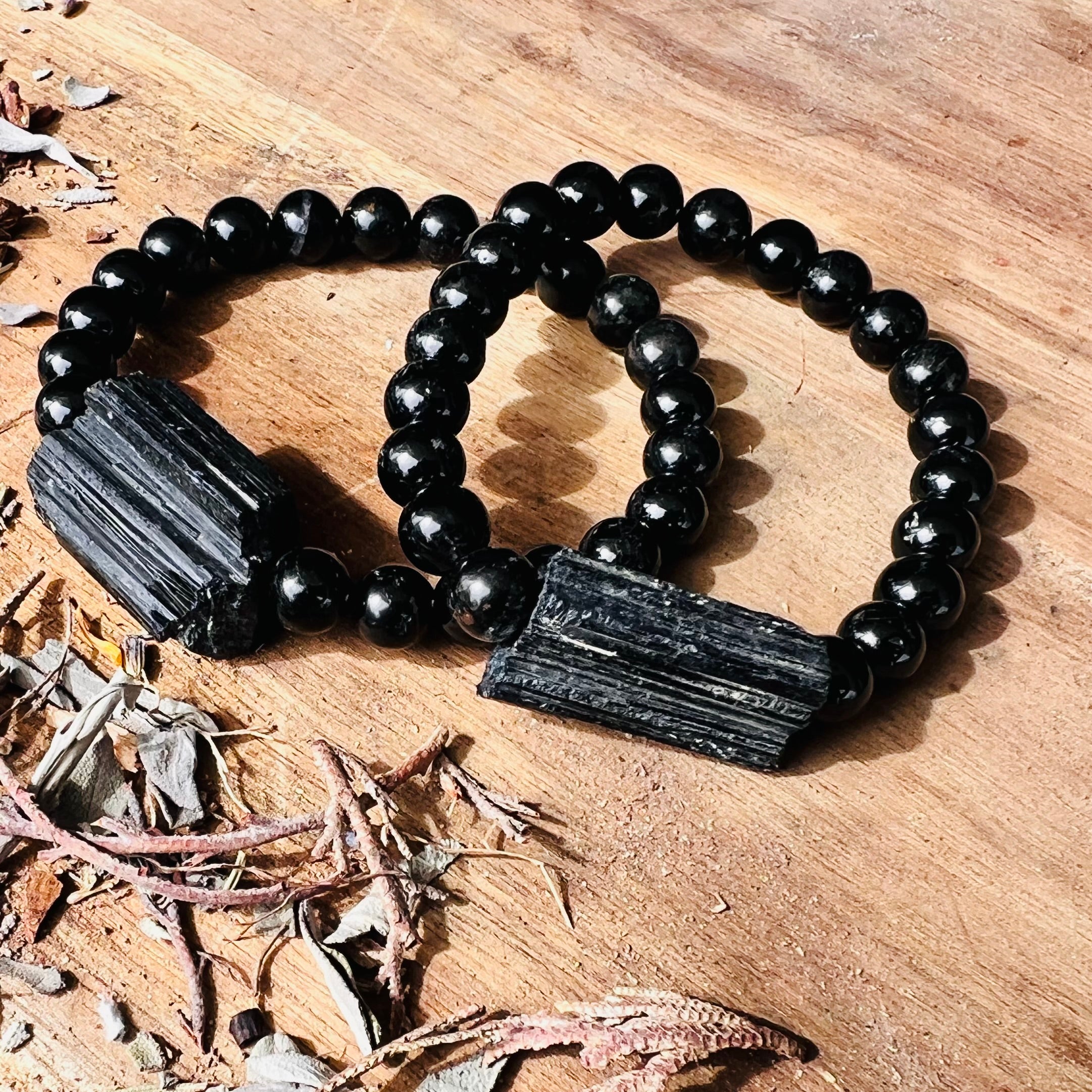 Black Tourmaline Protector Bracelet ~ Unisex