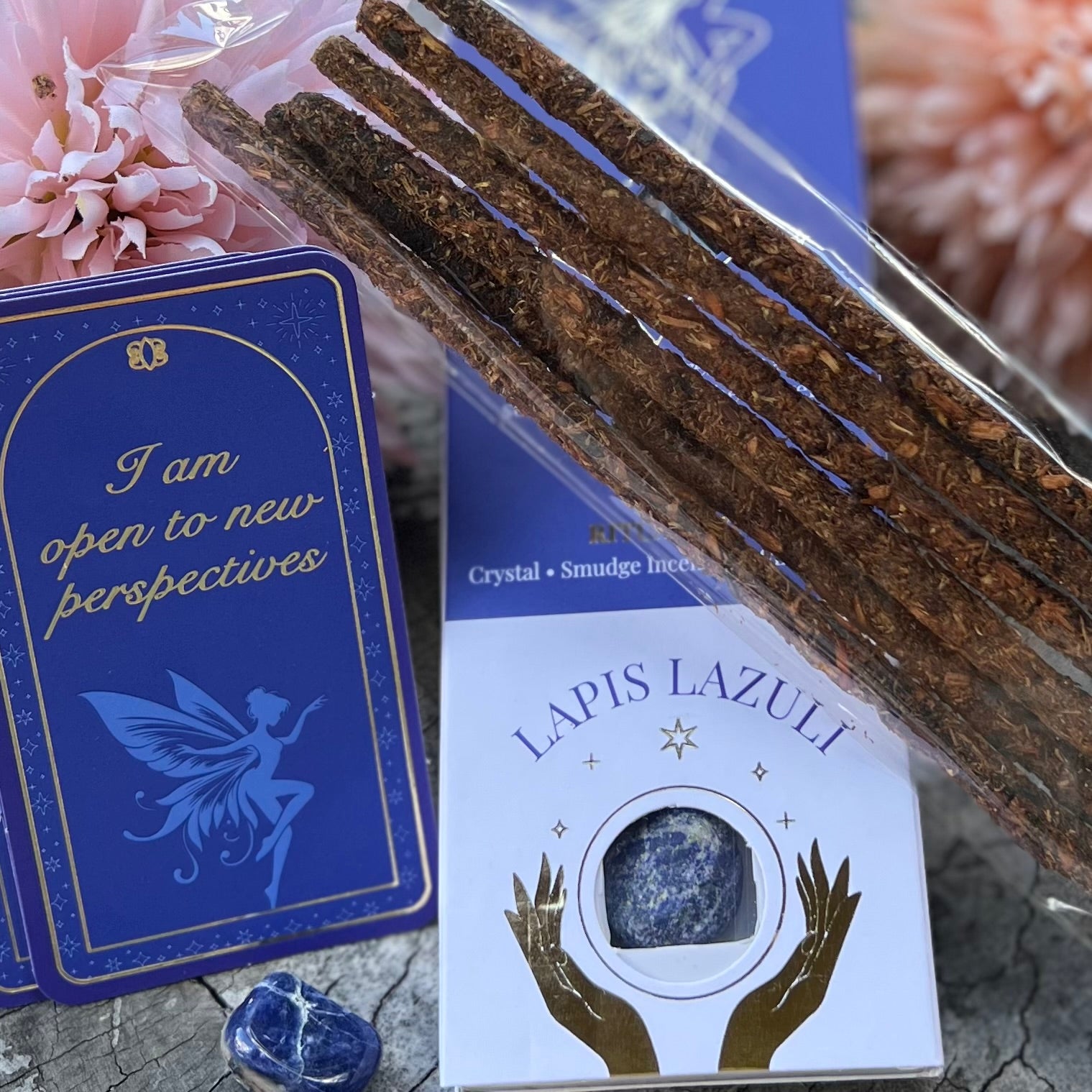 Affirmation of Wisdom ~ Lapis Lazuli Incense Kit