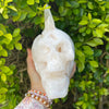 Large Crystal Skull Carving