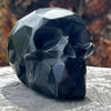 Black Obsidian Skull