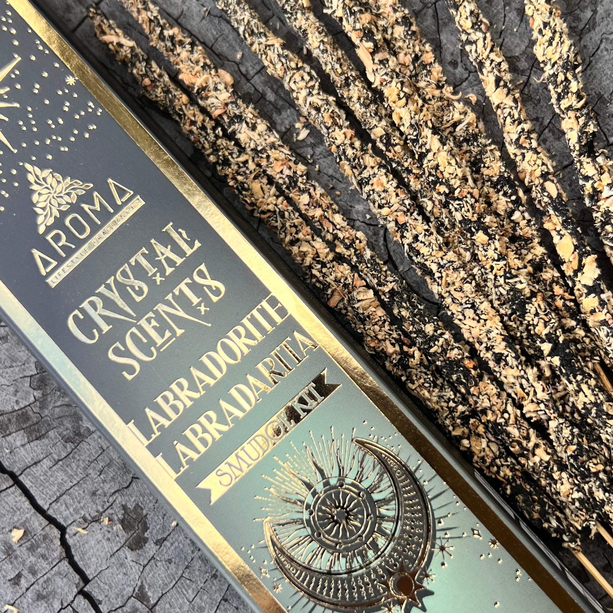 Labradorite  ~ Crystal Scents Smudge Kit Incense