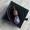 Muse Forged ~ Artesian Amethyst & Lepidolite Necklace