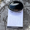 Black Tourmaline Palm Stone