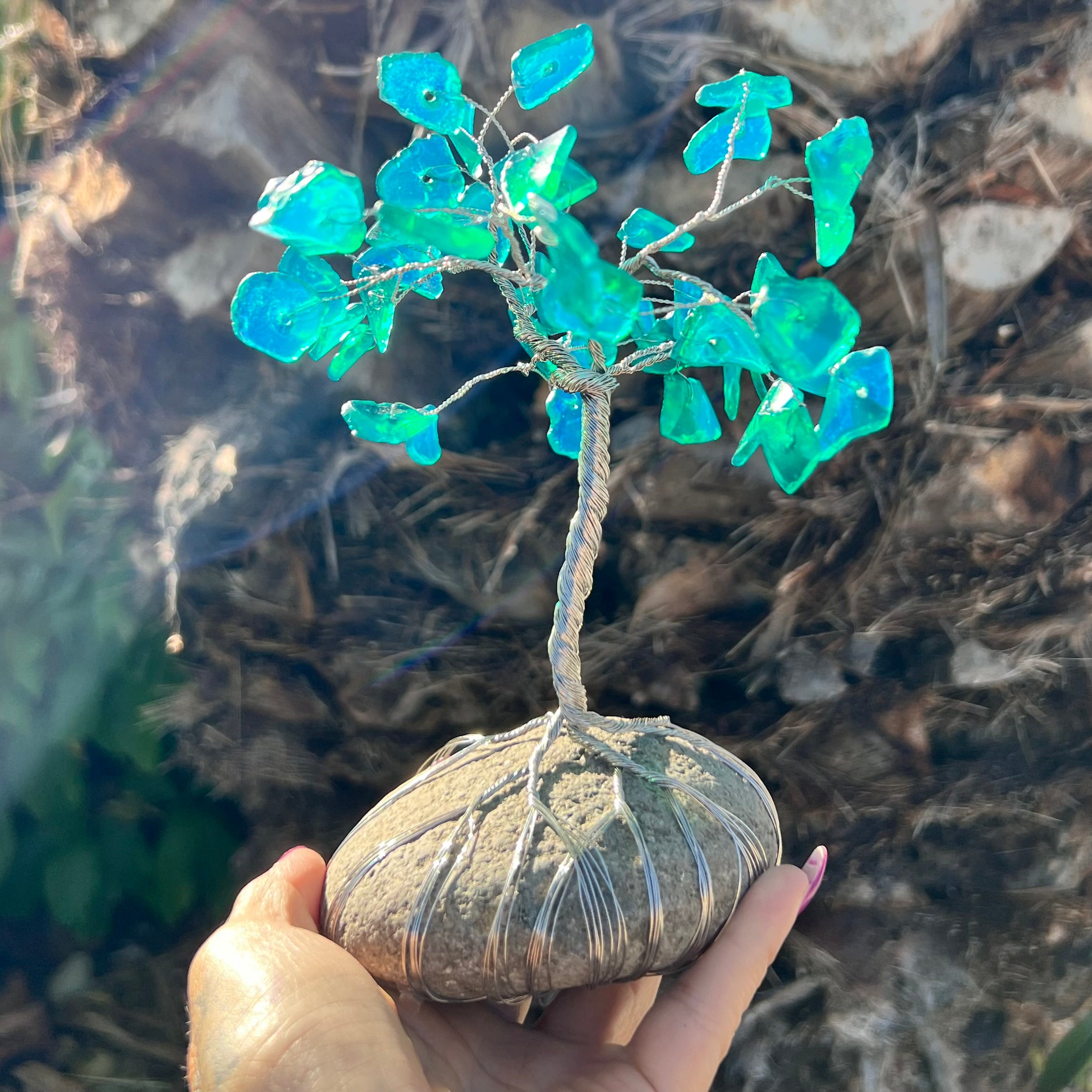 Sea Glass Tree ~ Tranquility Teal