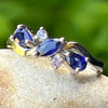 Sapphire Sterling Silver Ring ~ 7