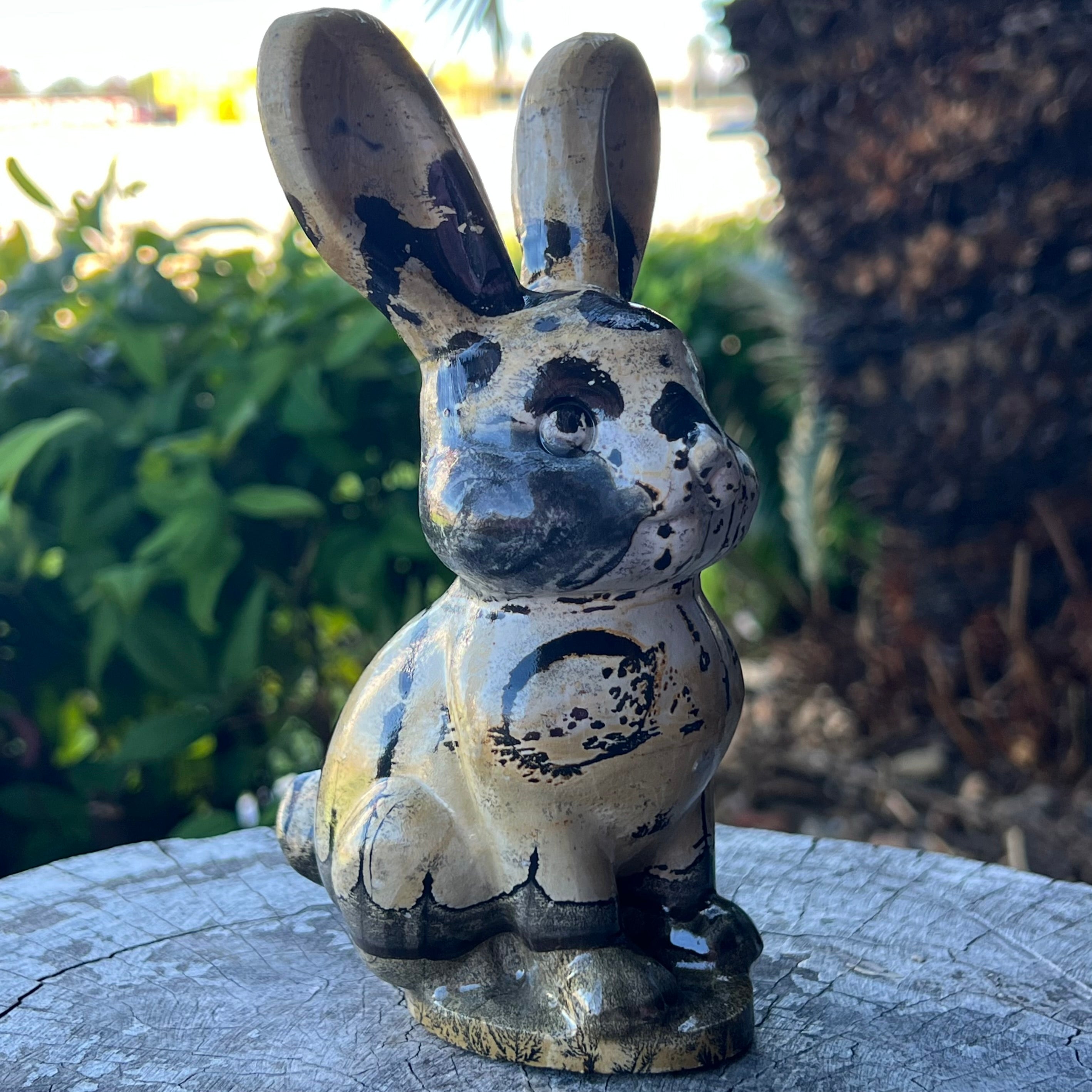 Septarian Rabbit Carving