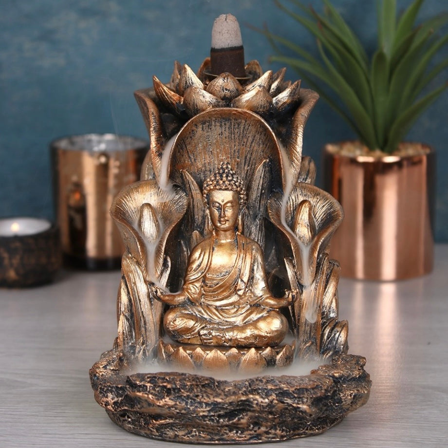 Buddah Blessings Back-flow Incense Burner