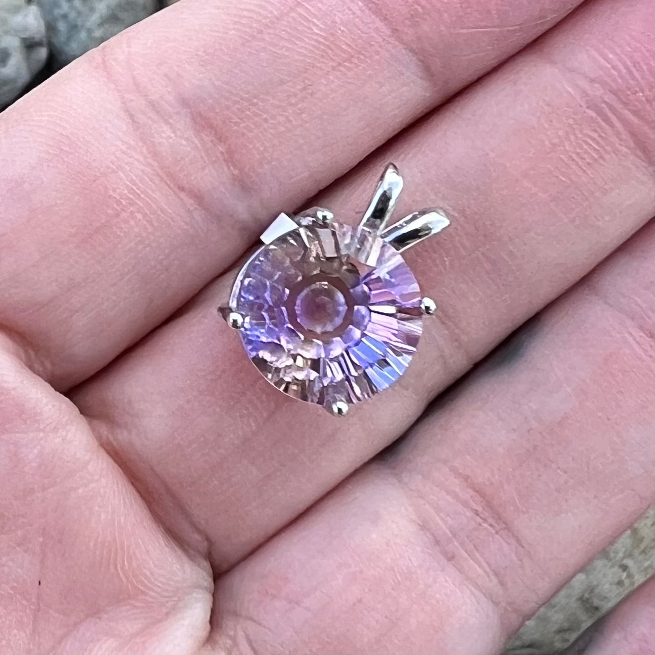 Ametrine ~ Sterling Silver Pendant