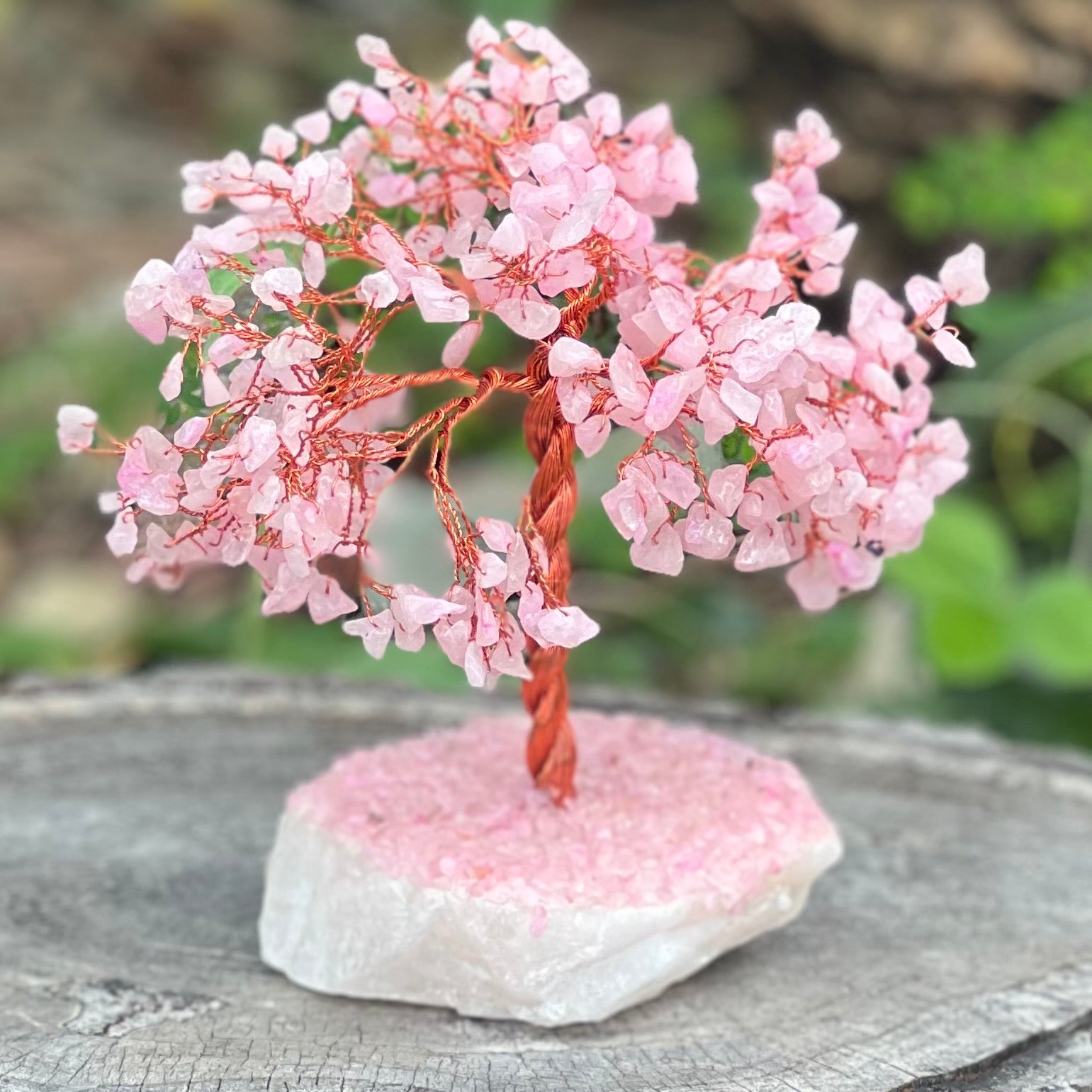 Rose Quartz Large Crystal Tree