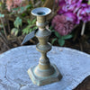 Boho Jungle ~ Vintage Brass Candle Holder - Sphere Holder Decor