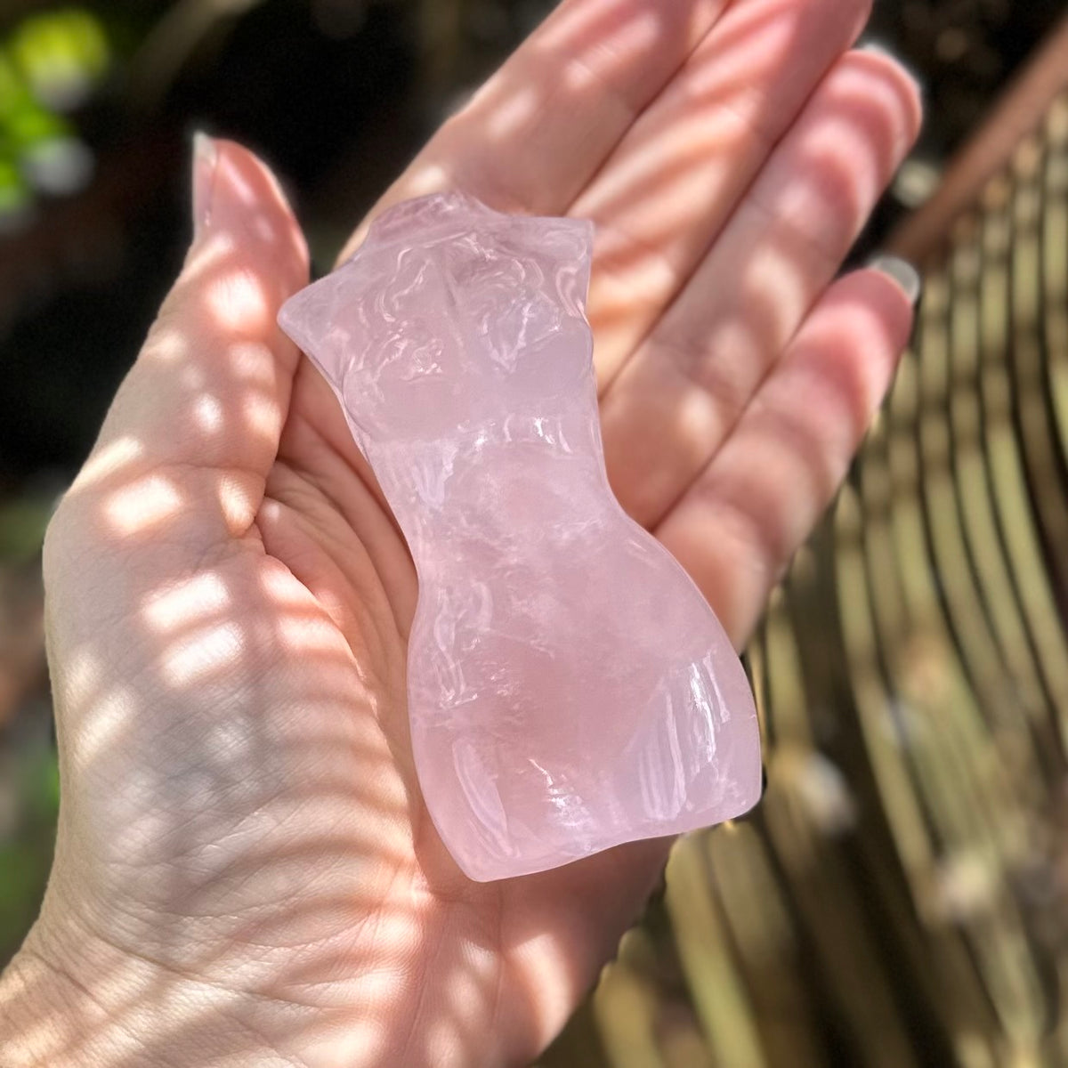 SALE ~ Rose Quartz ~ Woman Lady Body Carving
