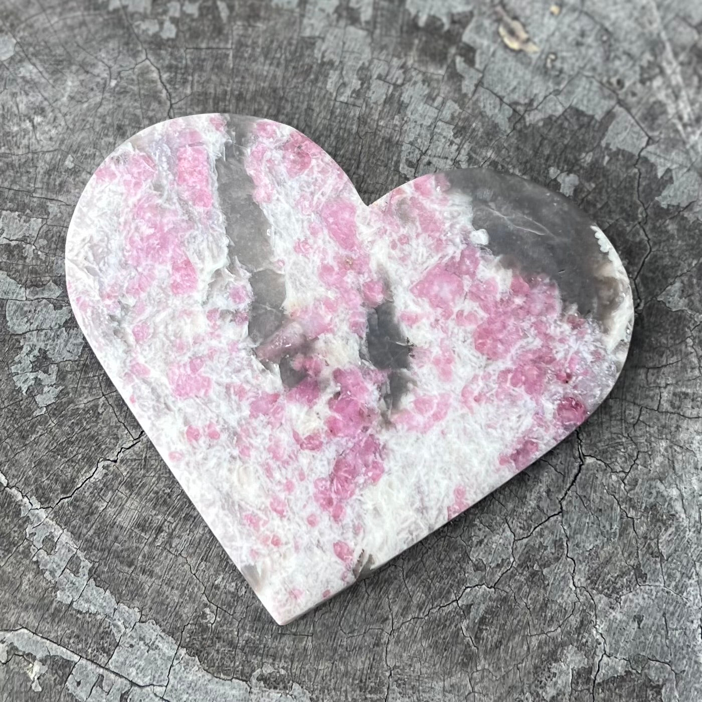 Pink Tourmaline Heart