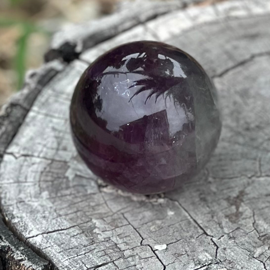 Purple Fluorite Sphere