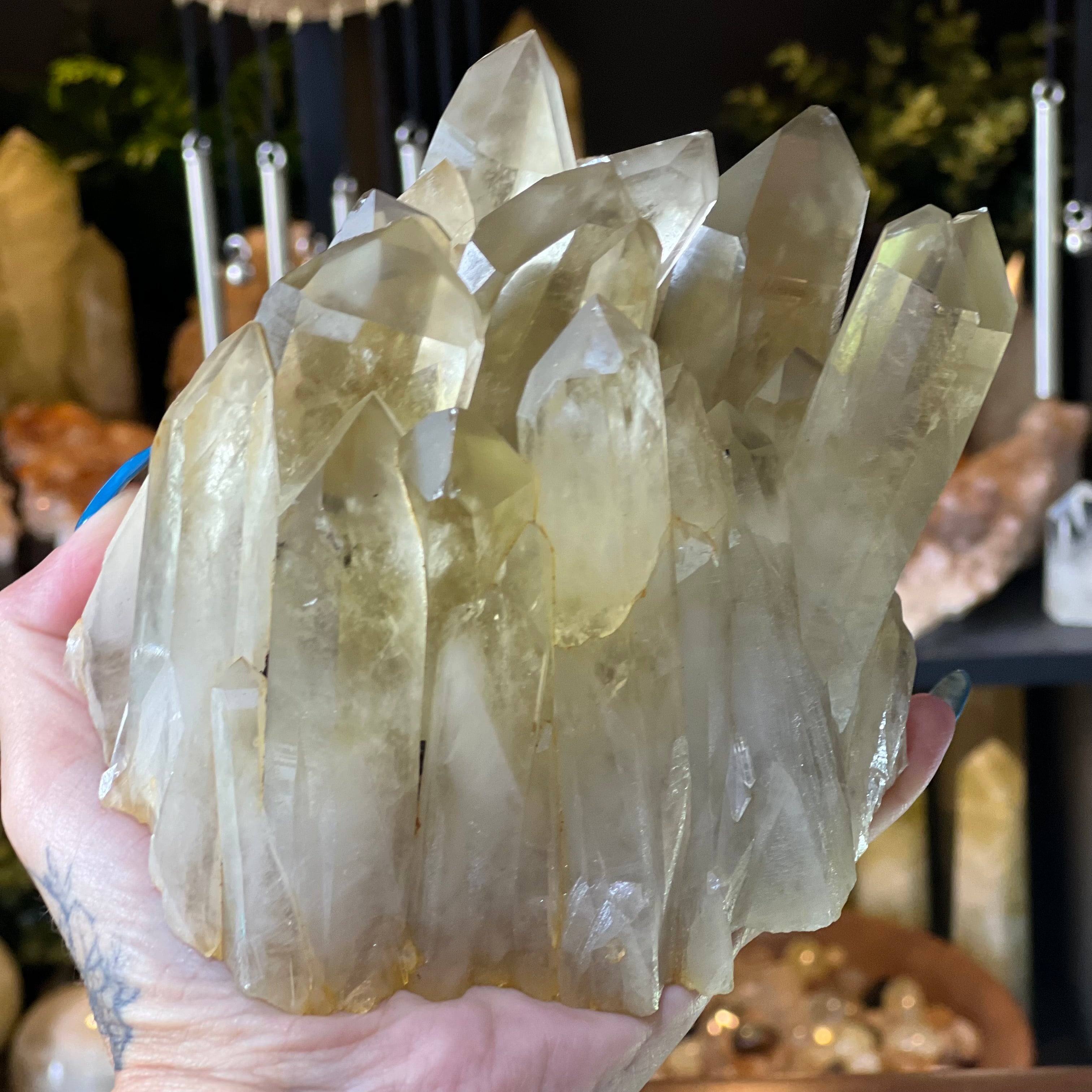 Smoky Citrine Natural Raw Cluster