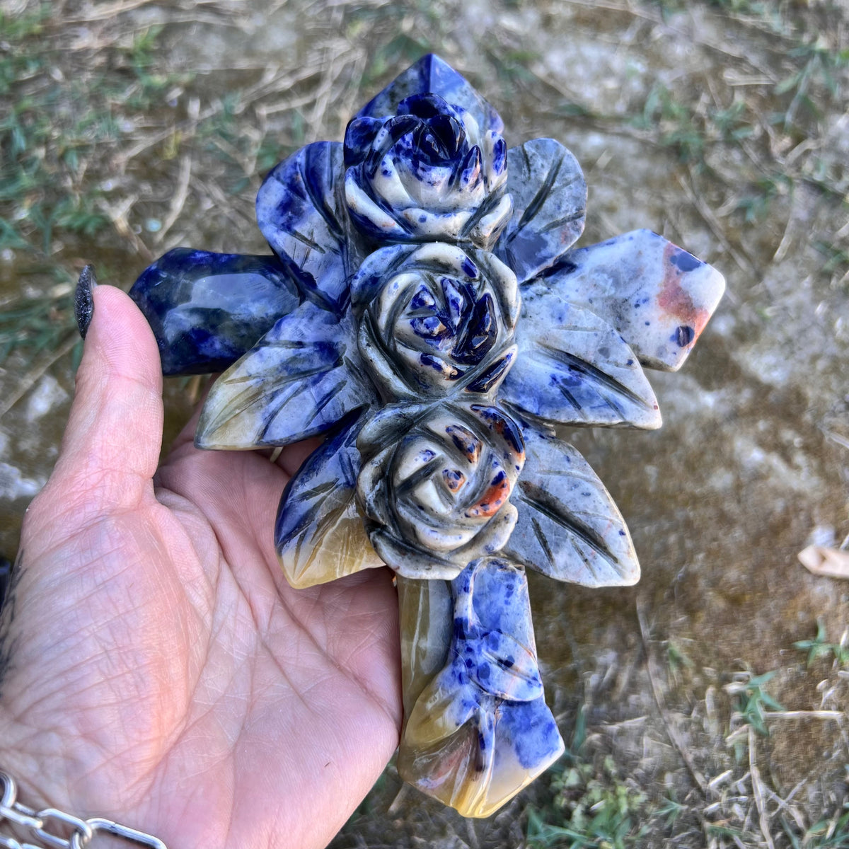 Sodalite ~ Roses Cross