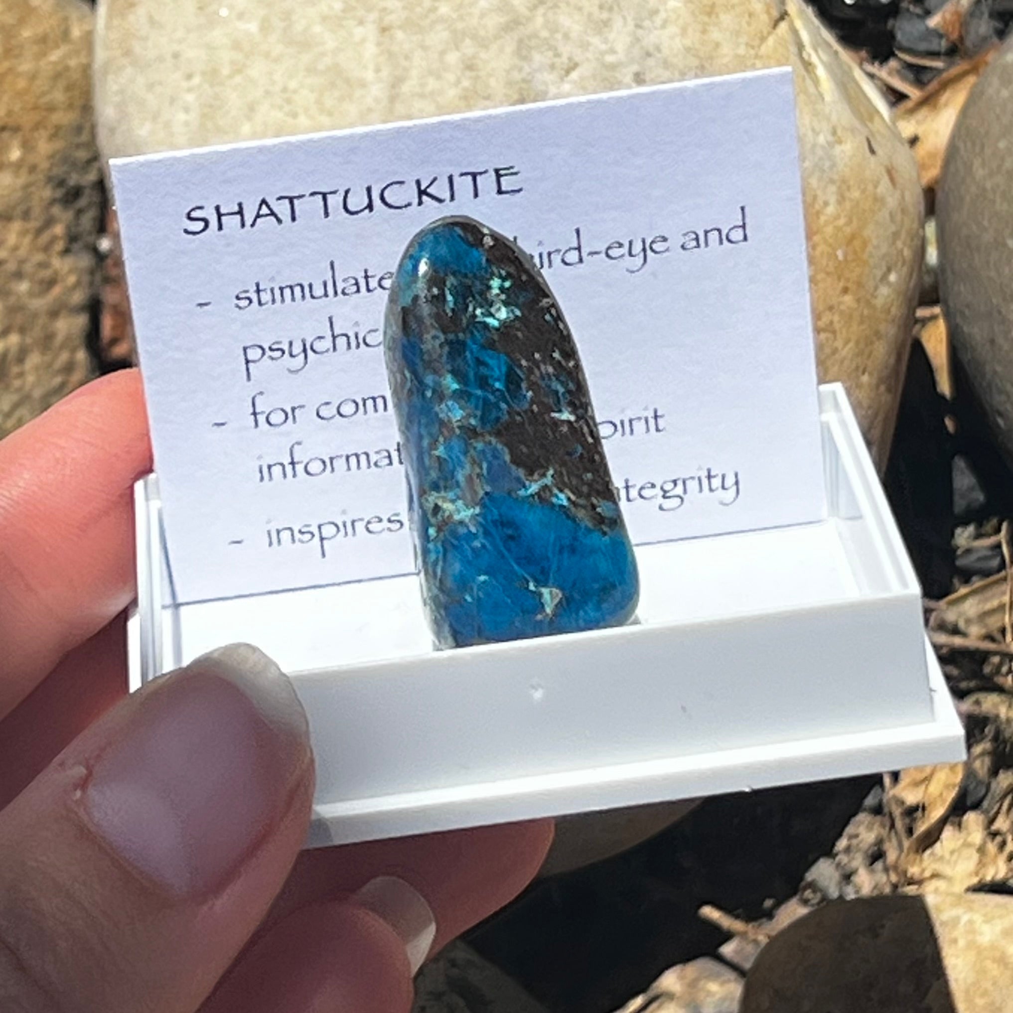 Shattuckite ~ Specialty Boxed Crystal