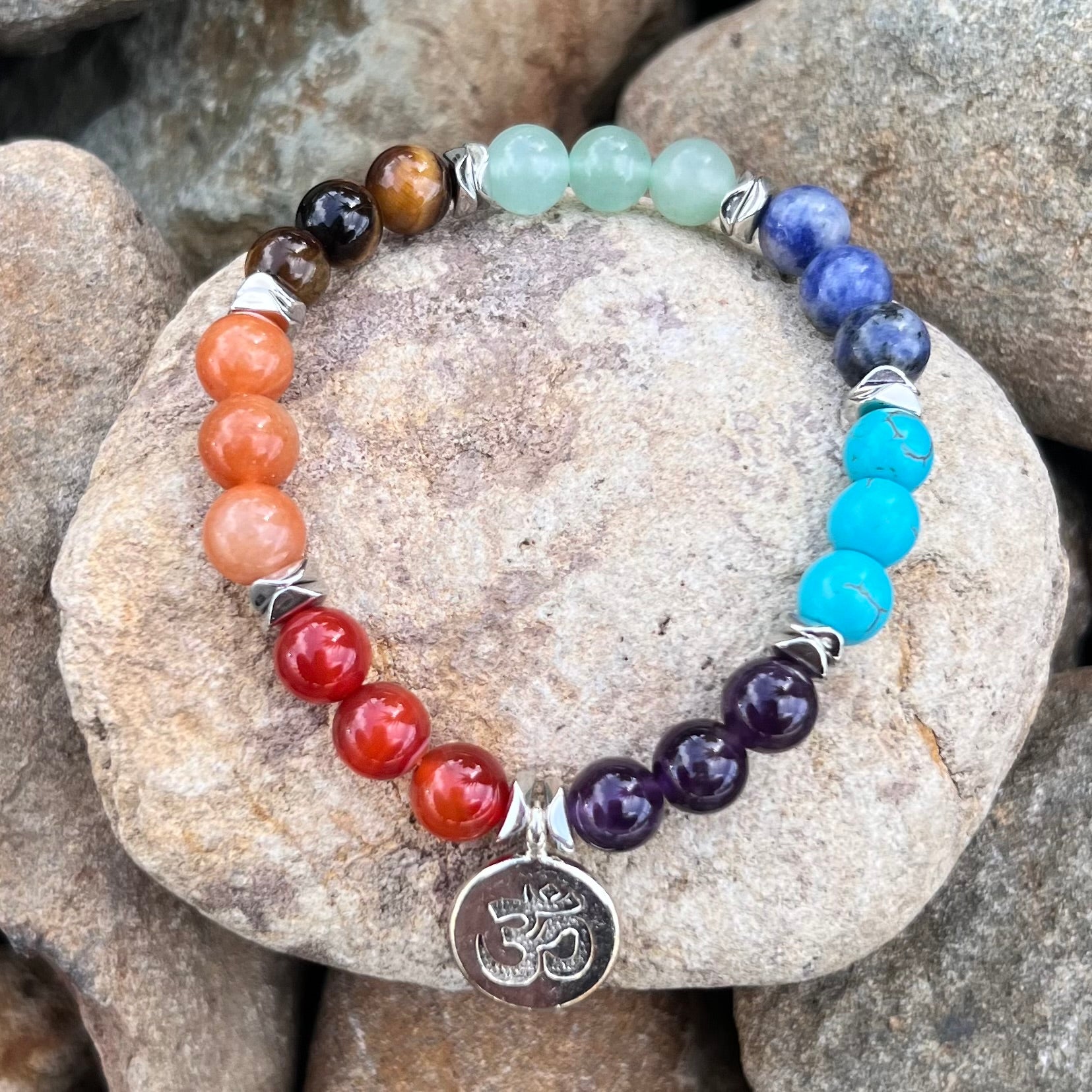 Chakra Om Bracelet