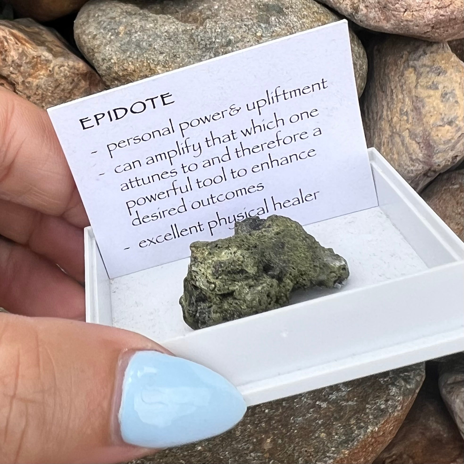 Epidote ~ Specialty Boxed Crystal