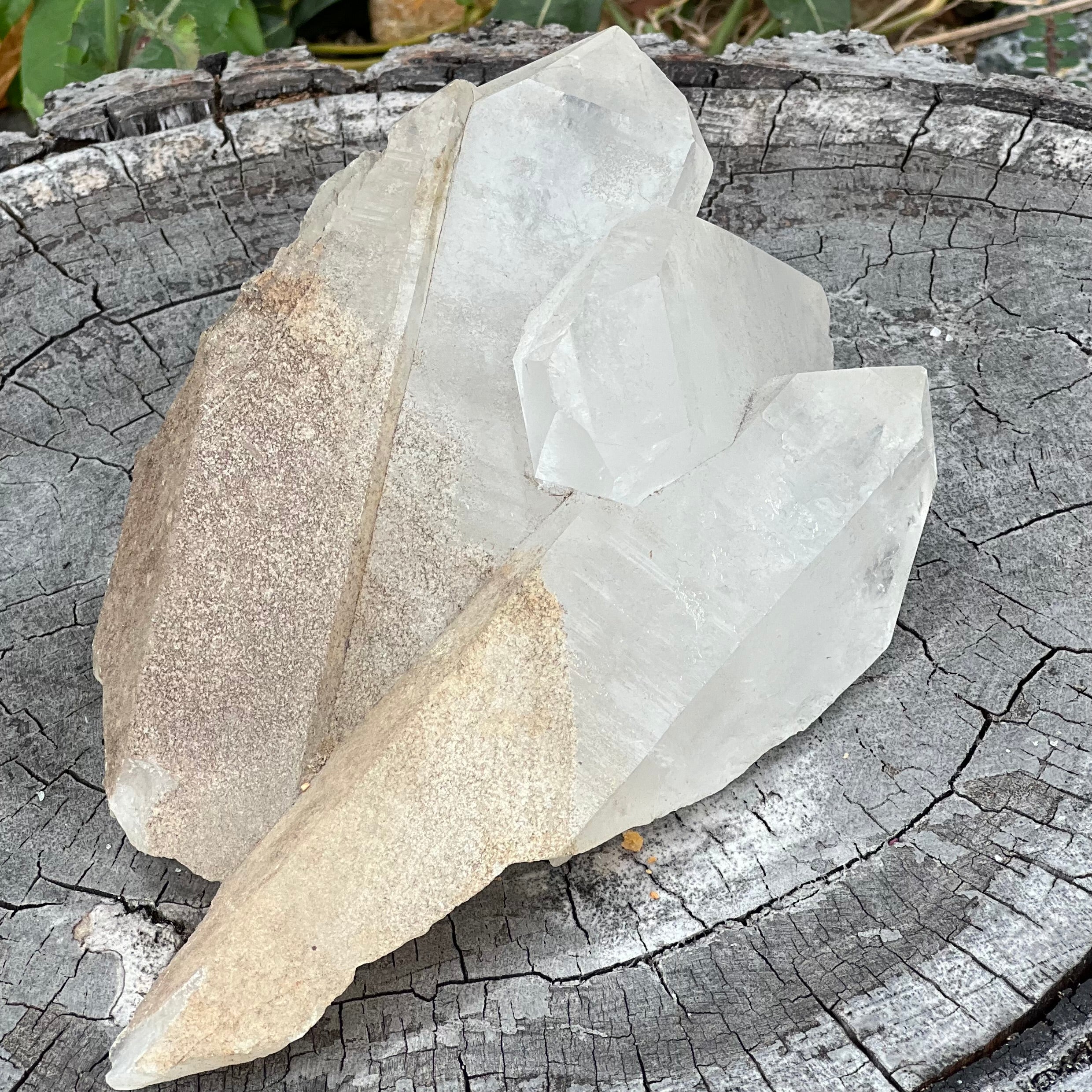 Raw Clear Quartz Natural Cluster of Points