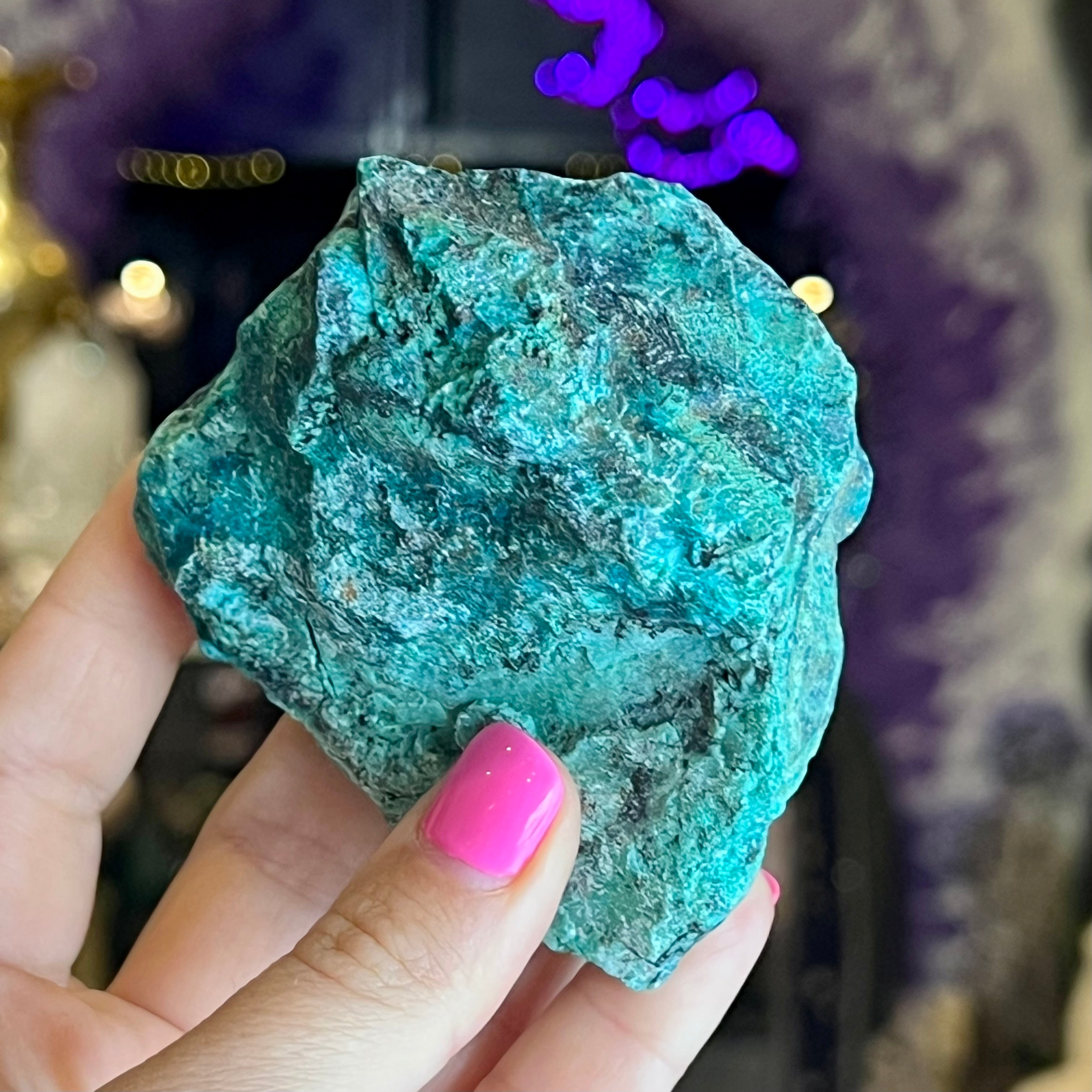 Raw Chrysocolla Specimen