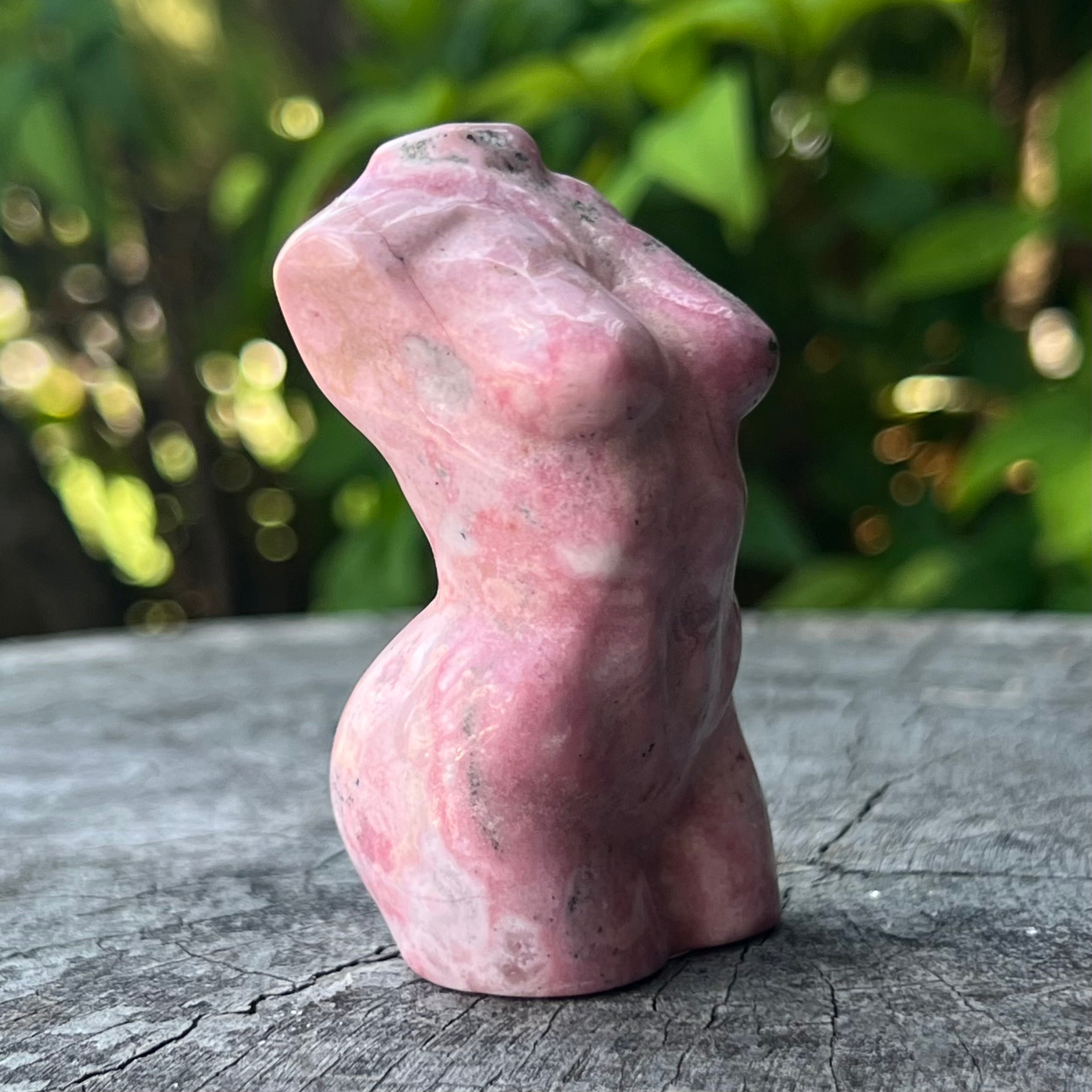Pink Opal ~ Lady Body Carving