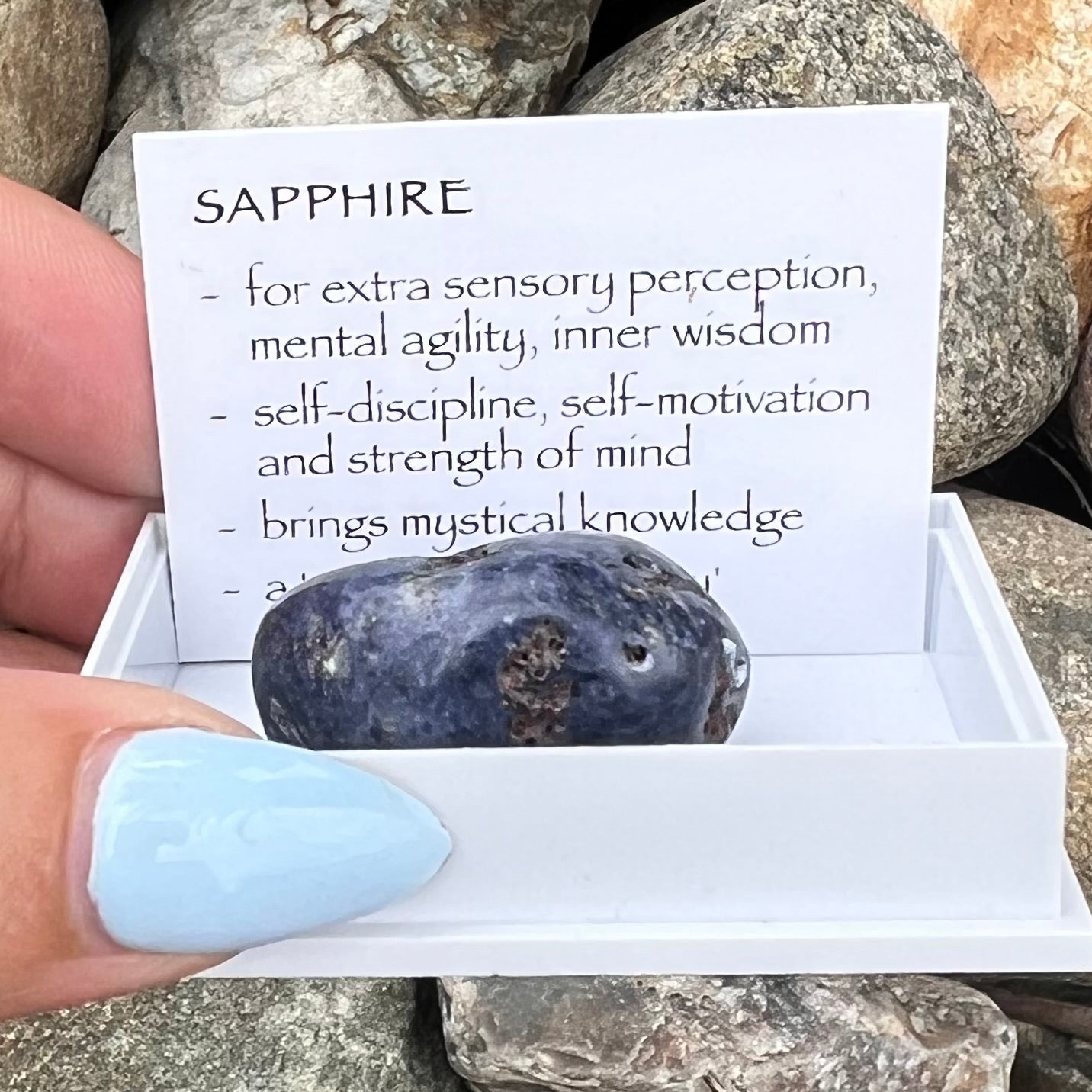 Sapphire ~ Specialty Boxed Crystal