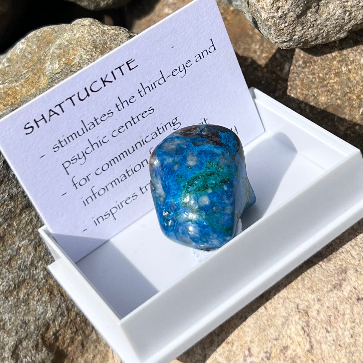 Shattuckite ~ Specialty Boxed Crystal