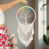 Boho Chakra Bead Macrame Tree of Life Dream Catcher