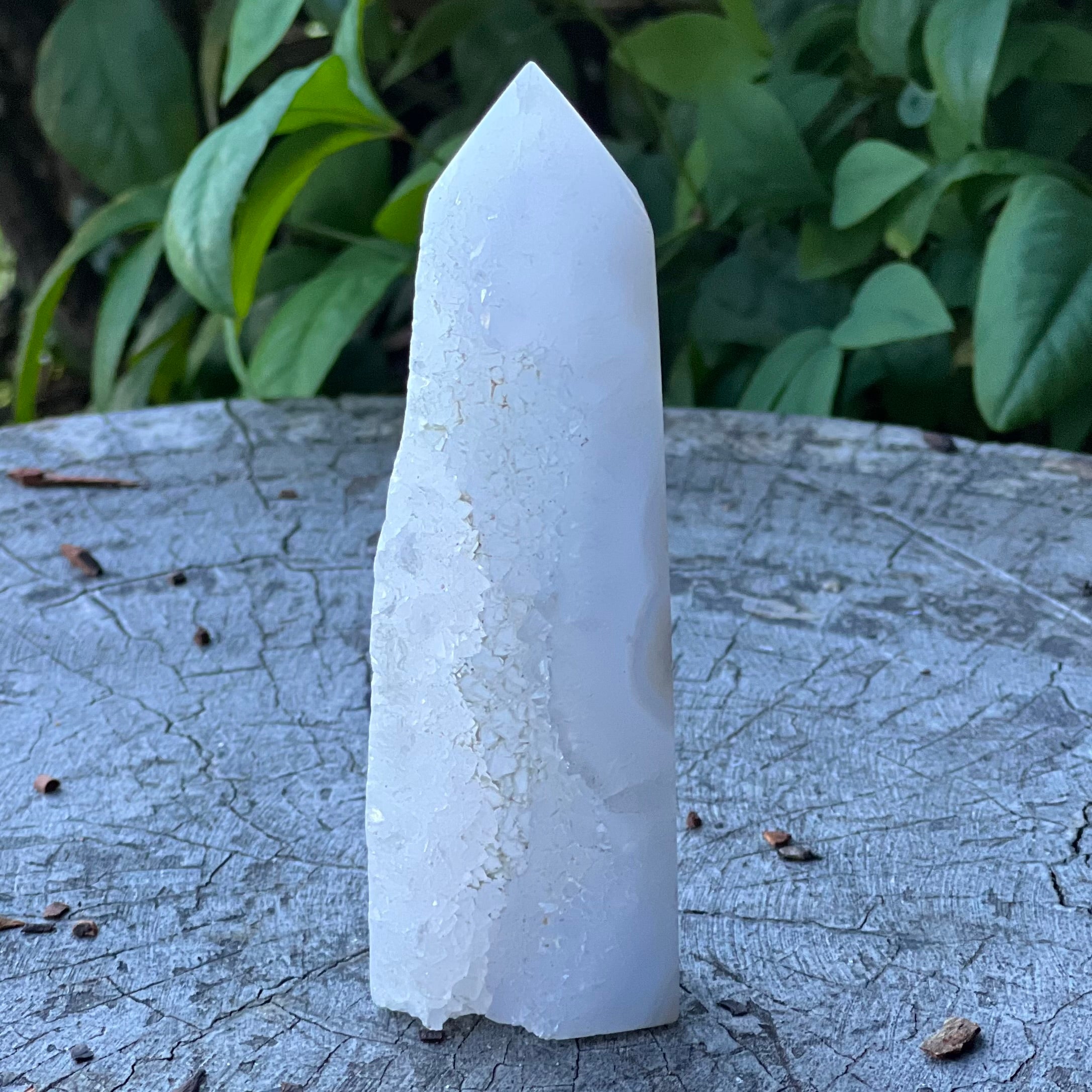 Blue Lace Agate Tower