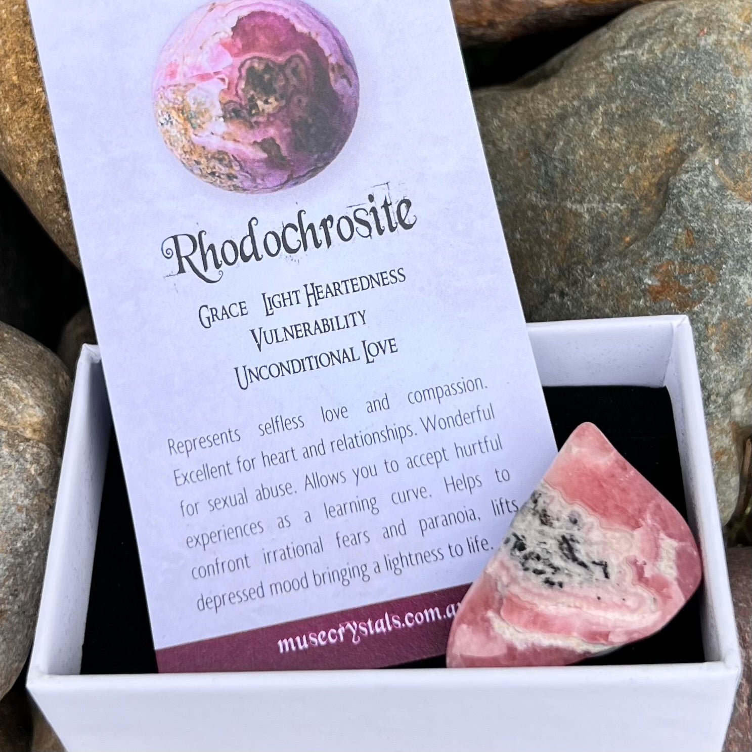 Rhodochrosite ~ Specialty Boxed Crystal