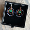 Muse Forged ~ Artesian Green Aventurine & Sodalite Earrings