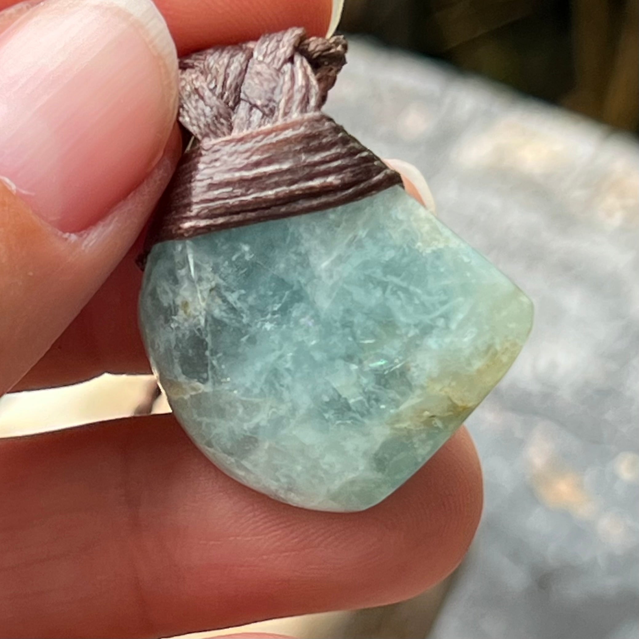 Muse Medicine ~ Indian Aquamarine ~ Tranquility Talisman