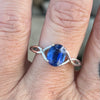 Blue Kyanite Sterling Silver Ring ~ 10