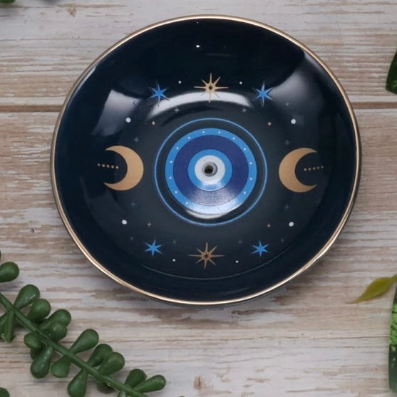 Evil Eye ~ Incense Holder Dish