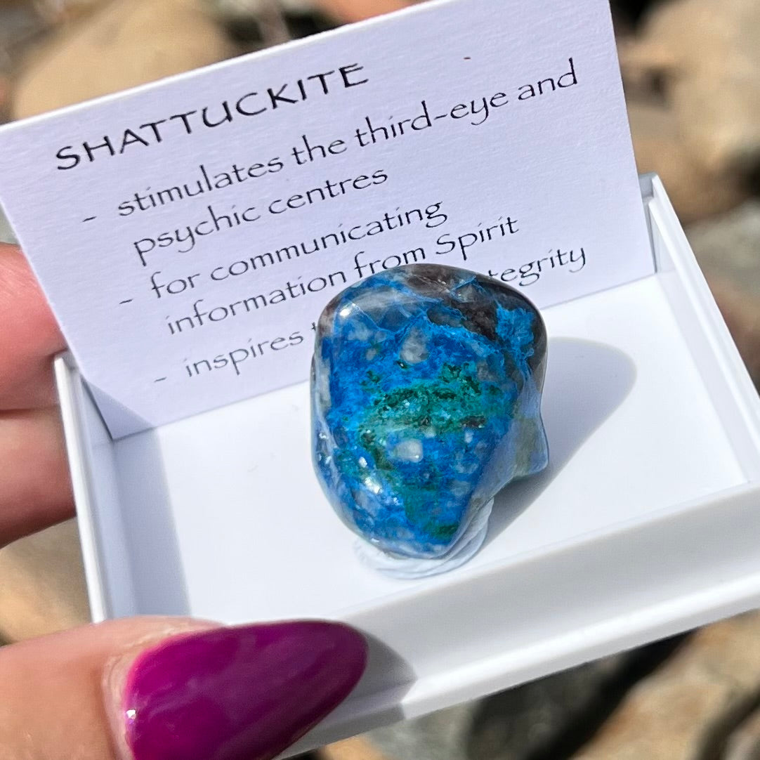 Shattuckite ~ Specialty Boxed Crystal