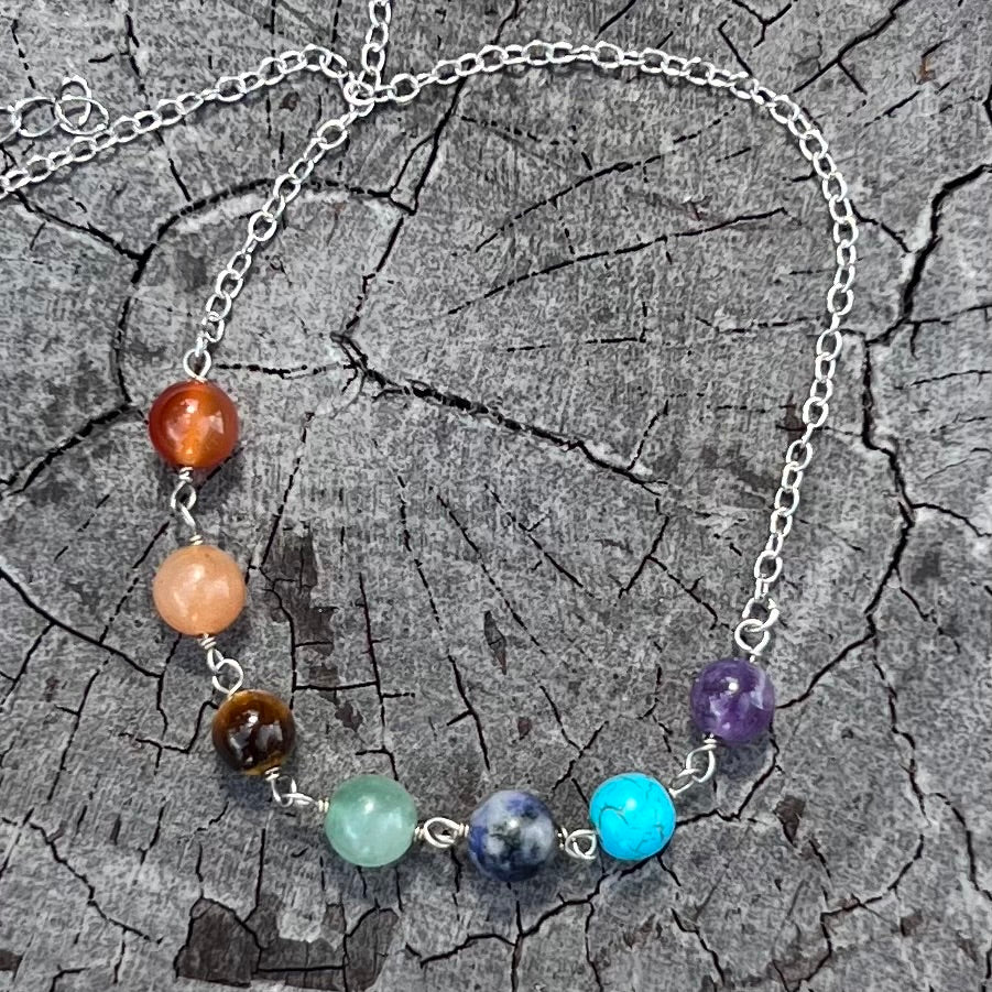 Chakra Beaded Necklace