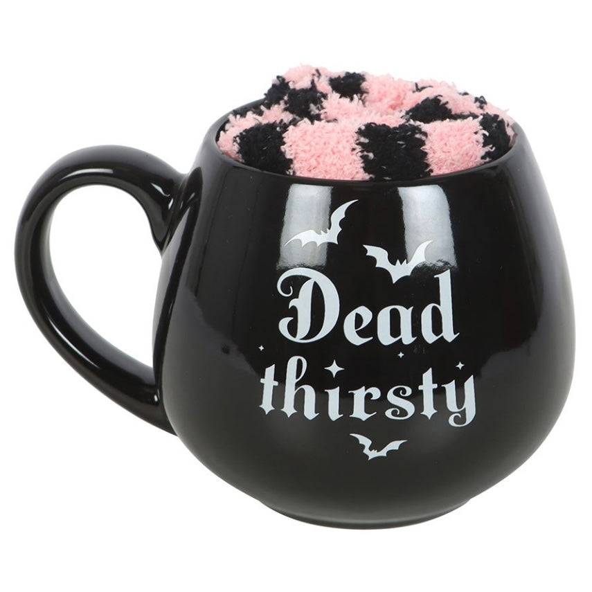 Dead Thirsty ~ Mug with Socks