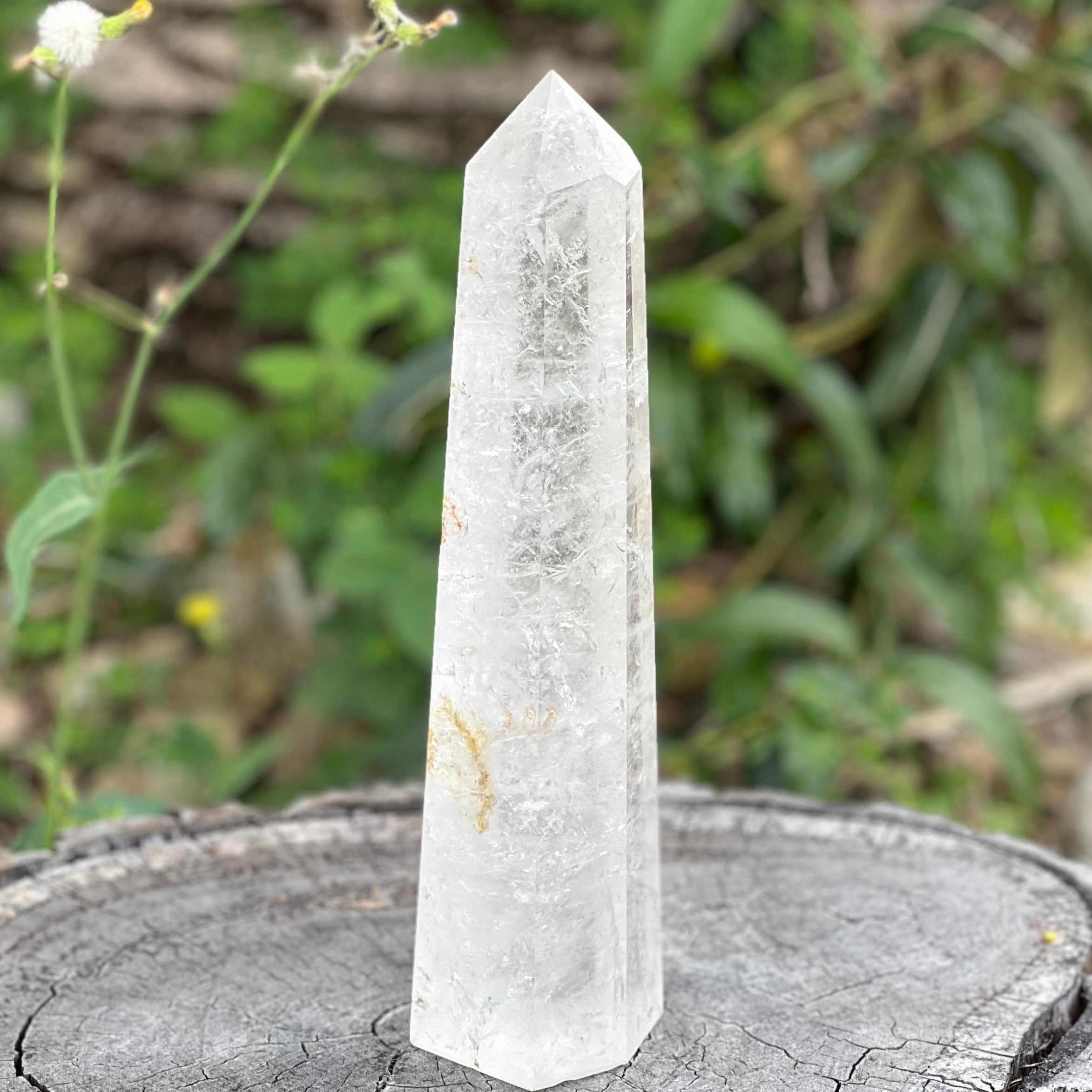 Clear Quartz Tower